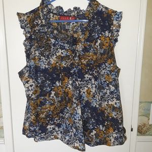 Elle XL Sleeveless Blouse 100% cotton